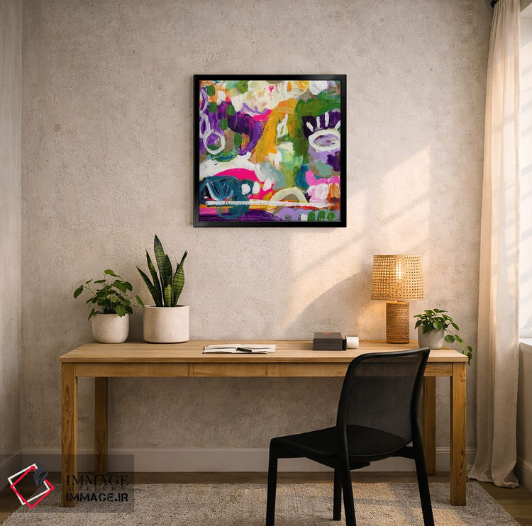 تابلو انتزاعی چشم به تو اثر لینت رید - D5B