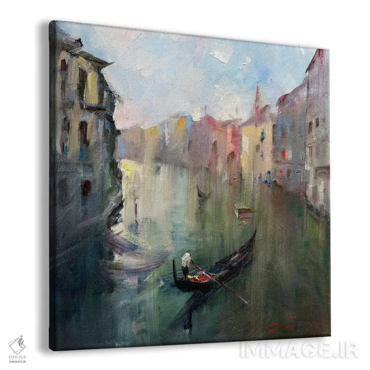 تابلو دکوراتیو کانال ونیز ۲ اثر لی ژو - نمای پرسپکتیو محصول