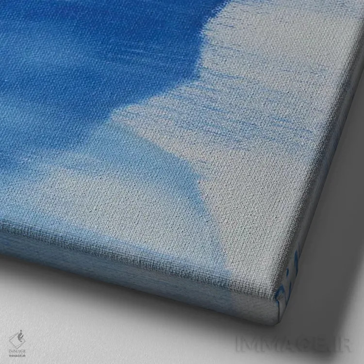 تابلو دکوراتیو توهم ۴ اثر لی ژو - نمای نزدیک بافت بوم