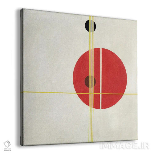 تابلو انتزاعی کیو ۱ سوپرماتیستی، ۱۹۲۳ اثر لازلو موهولی-ناگی - نمای پرسپکتیو محصول