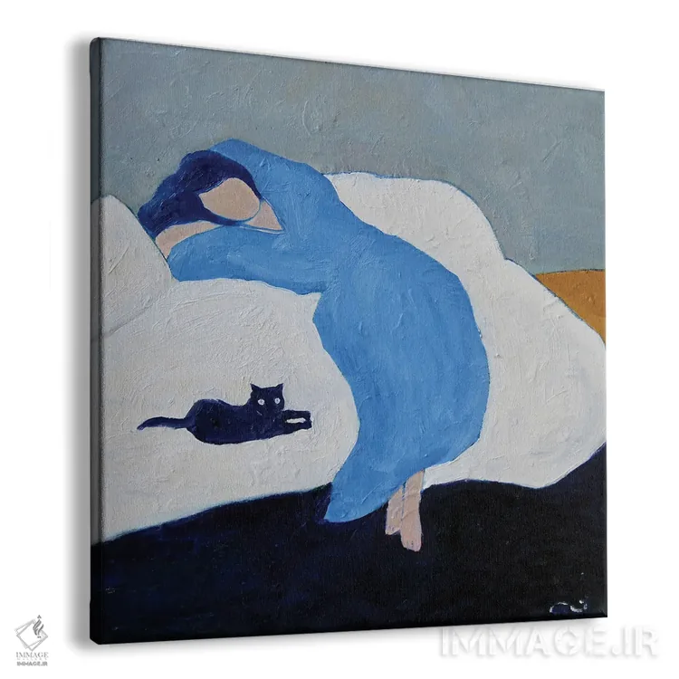 تابلو کلاسیک اضطراب مدرن ۱۴ اثر لی ژو - نمای پرسپکتیو محصول