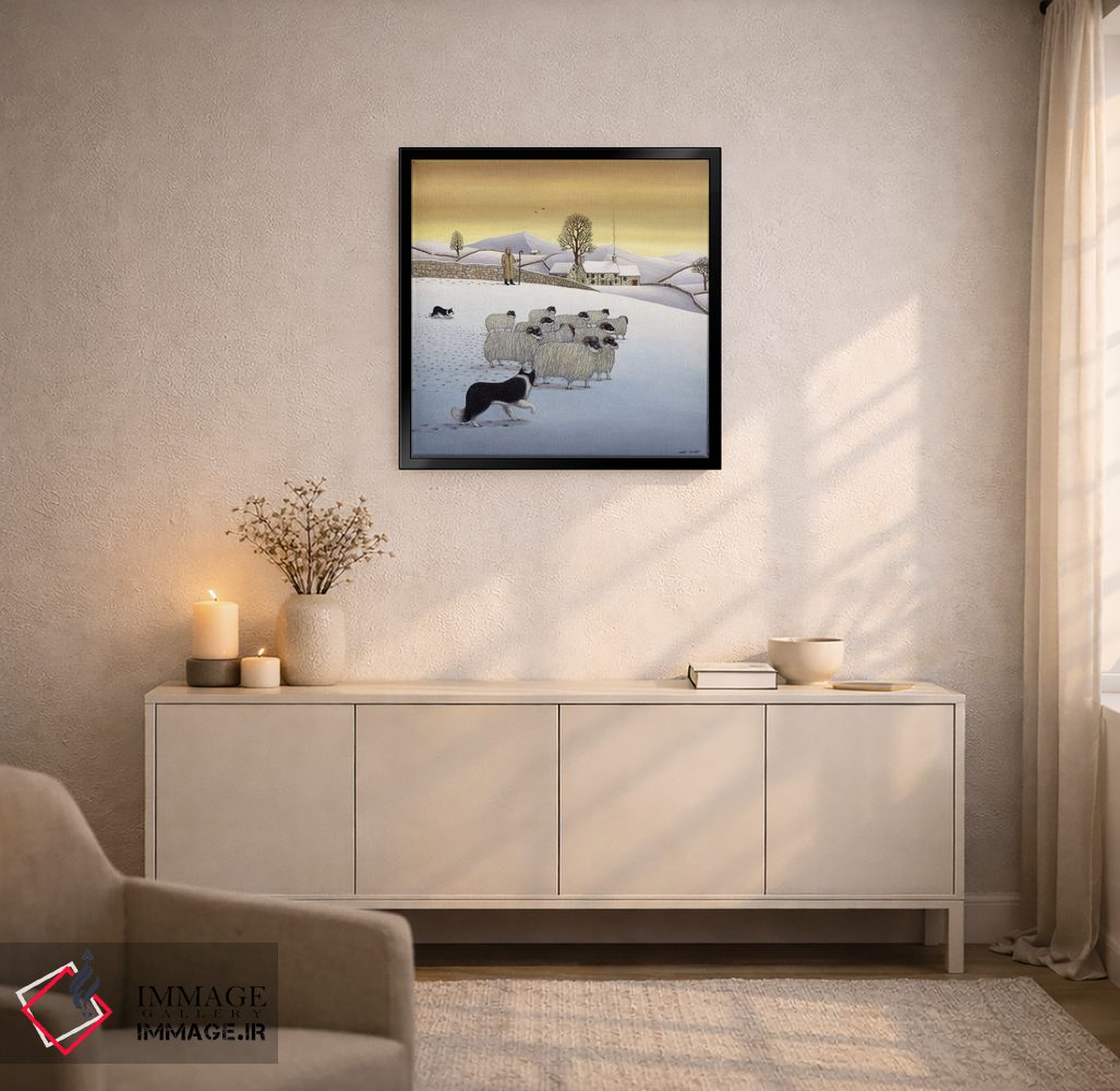 تابلو کلاسیک تپه ها در زمستان، ۱۹۸۴ اثر لری اسمارت - D5B