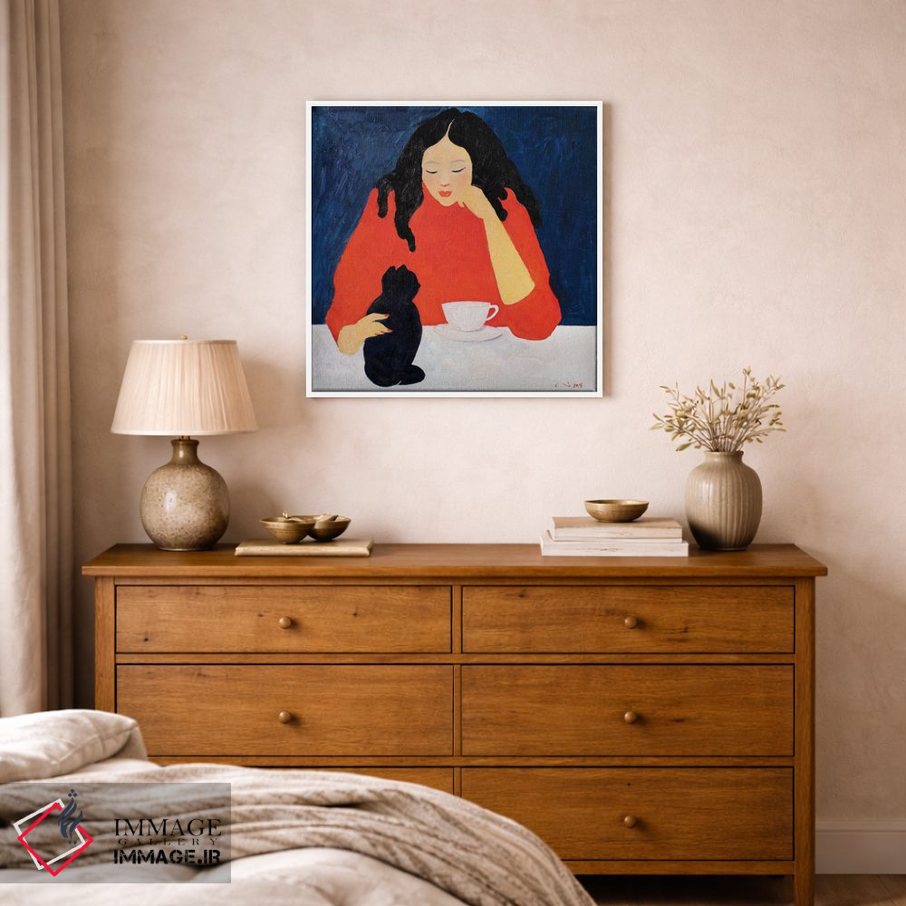 تابلو دکوراتیو صبح یکشنبه من اثر لی ژو - D1W