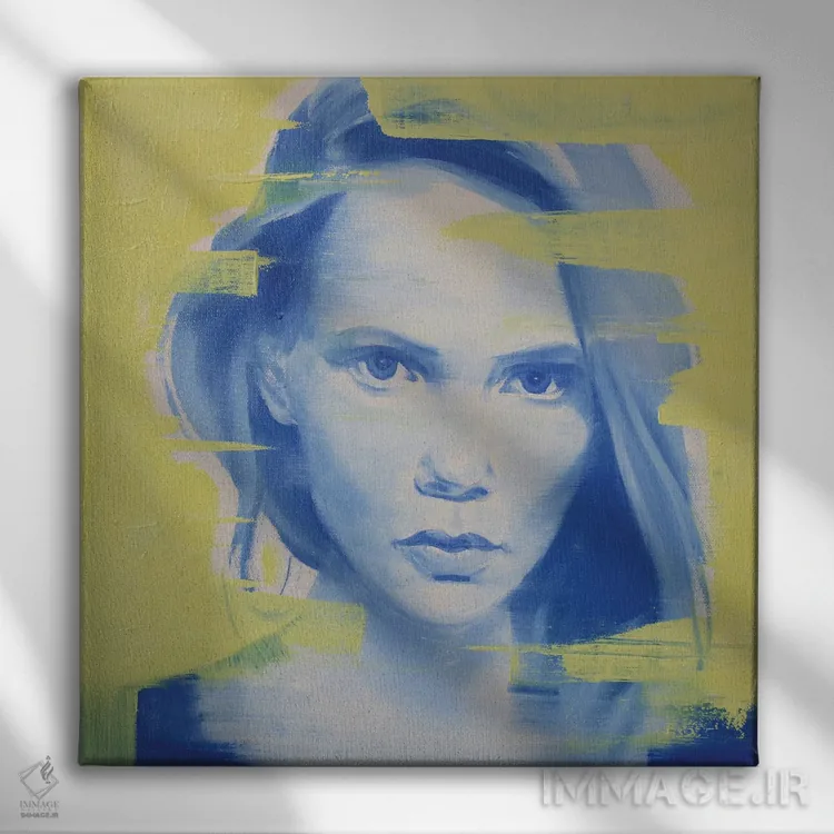 تابلو دکوراتیو توهم ۱۱ اثر لی ژو - نمای روبهرو روی دیوار