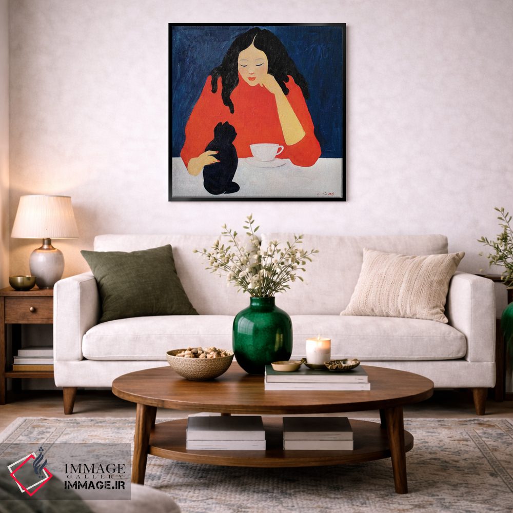 تابلو دکوراتیو صبح یکشنبه من اثر لی ژو - D4B