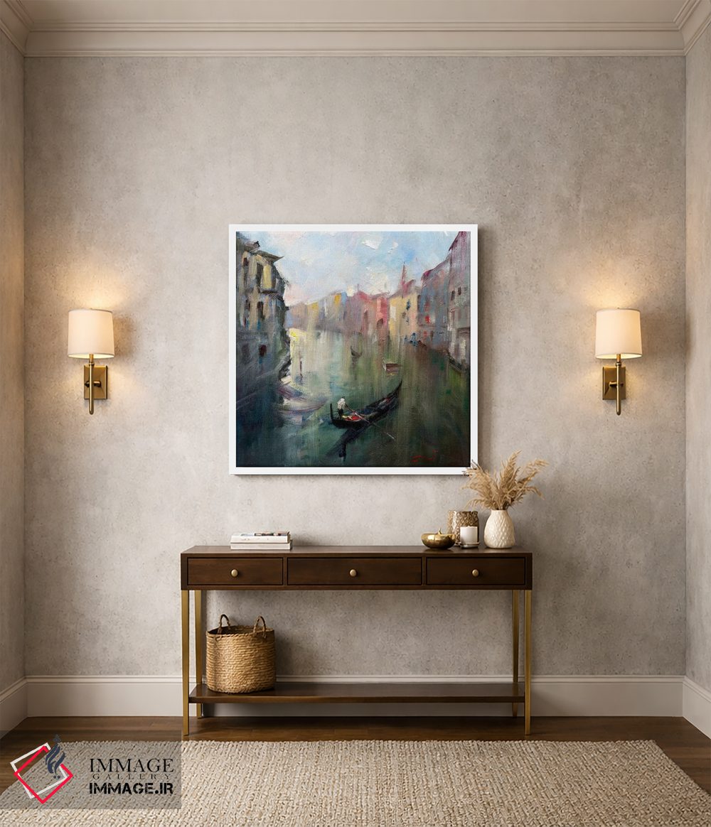 تابلو دکوراتیو کانال ونیز ۲ اثر لی ژو - D1W