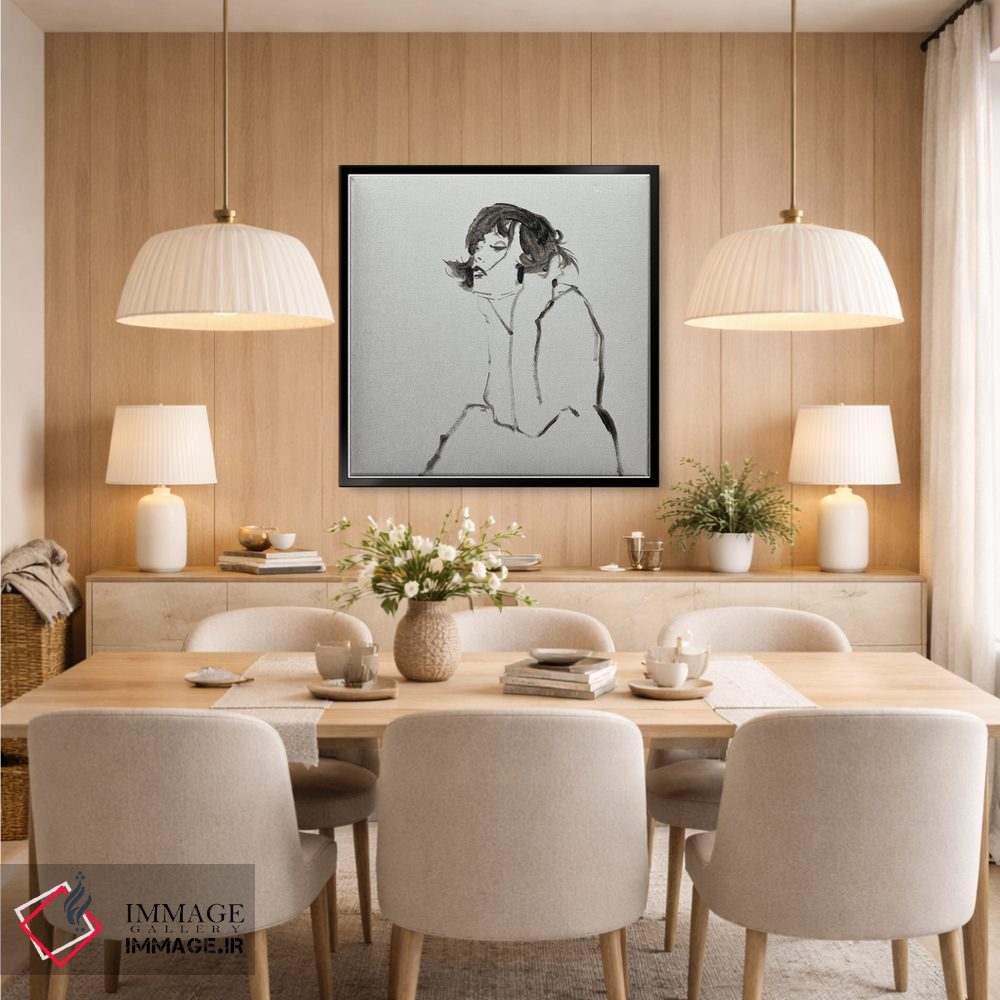 تابلو کلاسیک فیس ۳ اثر لی ژو - D6B