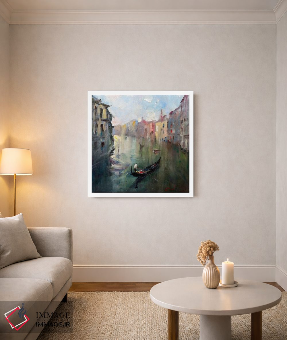تابلو دکوراتیو کانال ونیز ۲ اثر لی ژو - D2W