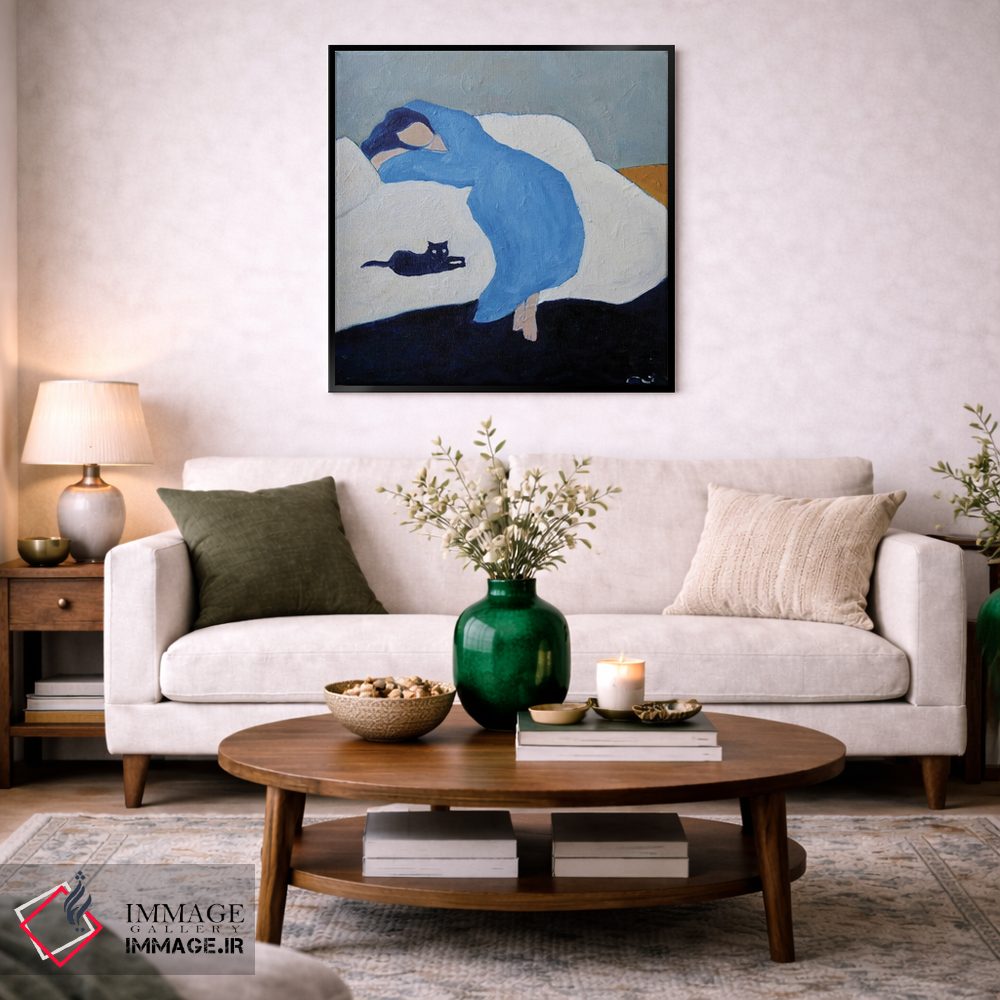 تابلو کلاسیک اضطراب مدرن ۱۴ اثر لی ژو - D3B