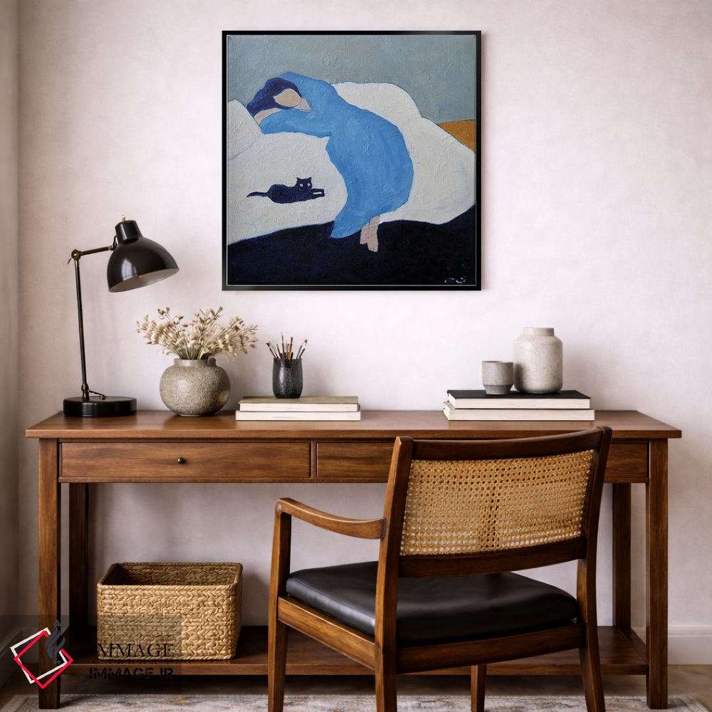 تابلو کلاسیک اضطراب مدرن ۱۴ اثر لی ژو - D6B