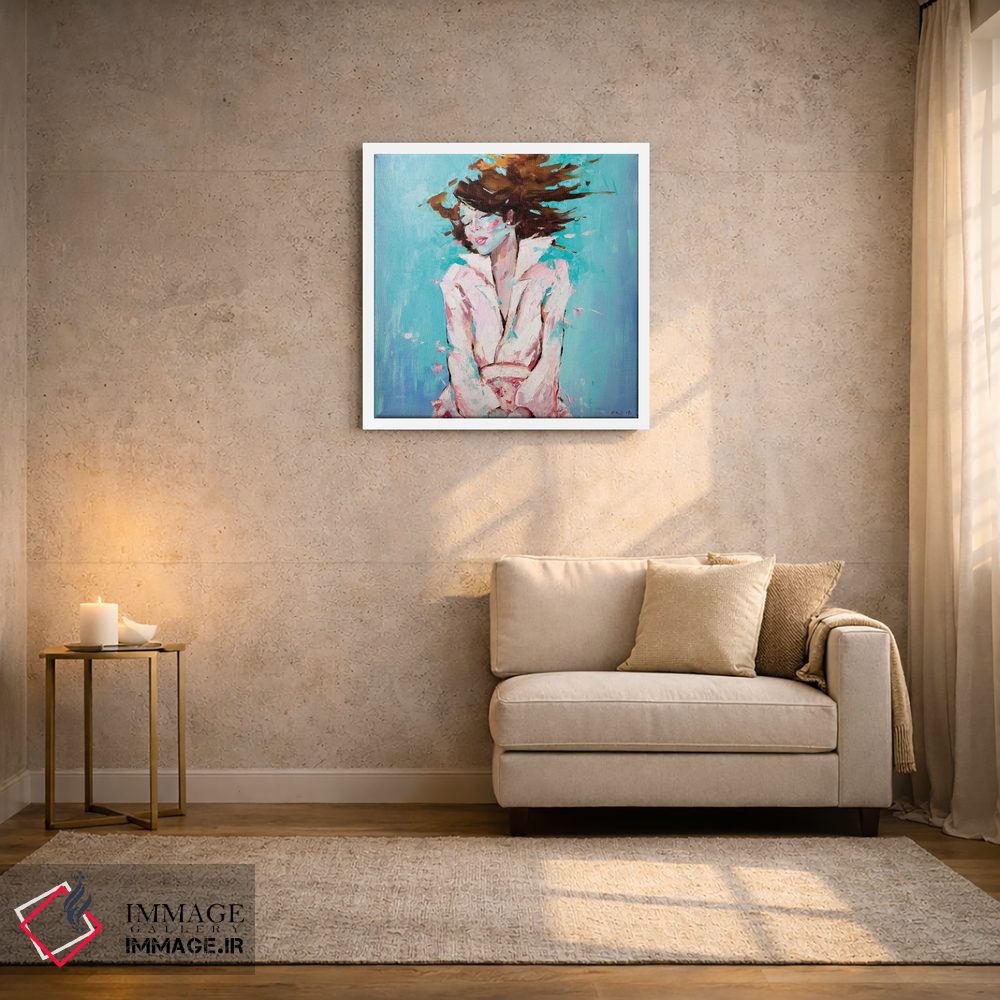 تابلو دکوراتیو افتاده اثر لی ژو - D1W