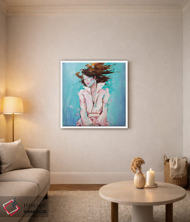 تابلو دکوراتیو افتاده اثر لی ژو - D3W