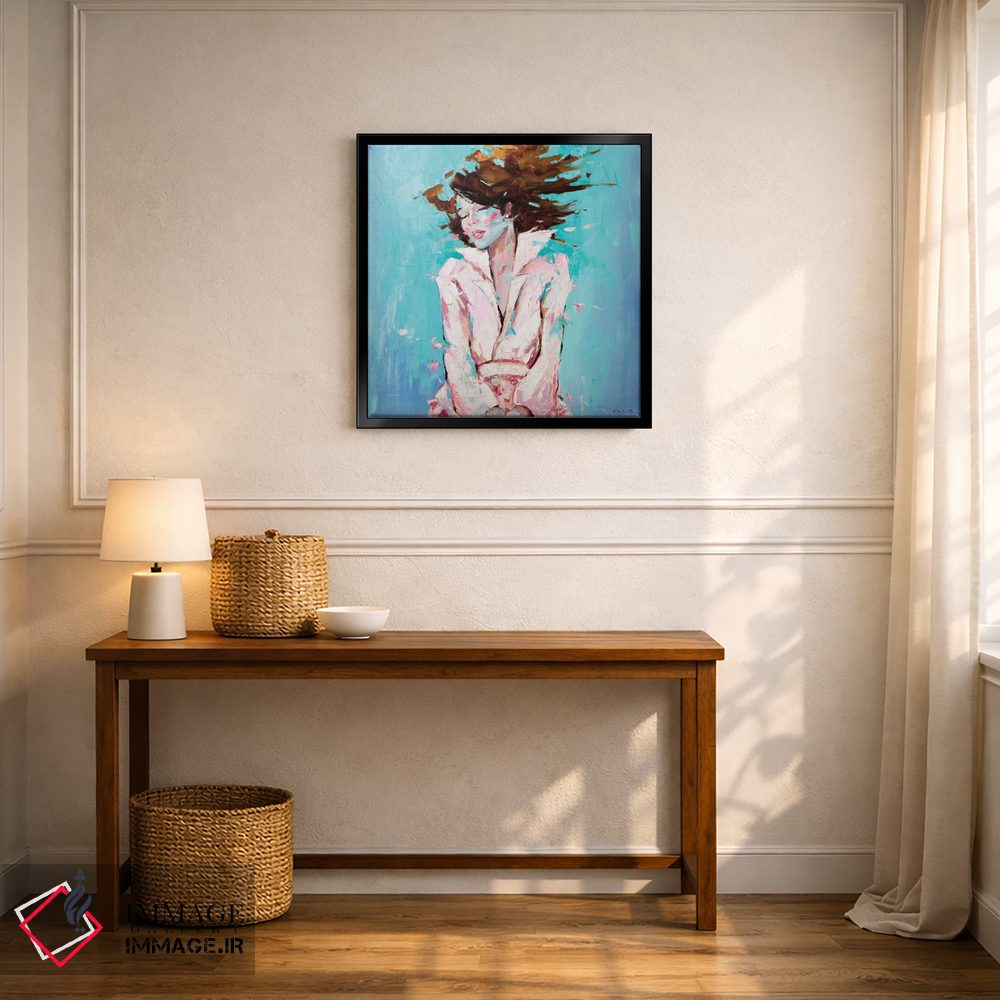 تابلو دکوراتیو افتاده اثر لی ژو - D6B