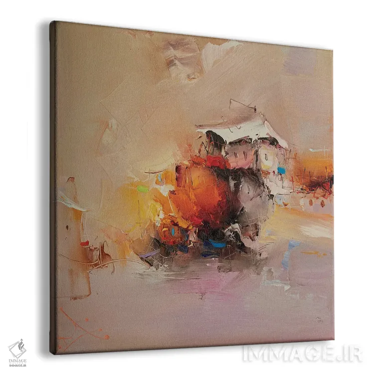 تابلو انتزاعی روز رازآلود اثر استانیسلاو لازاروف - نمای پرسپکتیو محصول