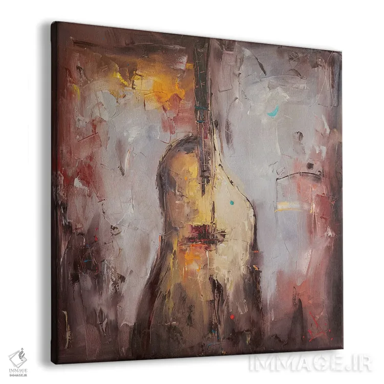 تابلو انتزاعی صداهای شب اثر استانیسلاو لازاروف - نمای پرسپکتیو محصول