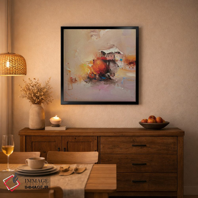 تابلو انتزاعی روز رازآلود اثر استانیسلاو لازاروف - D2B