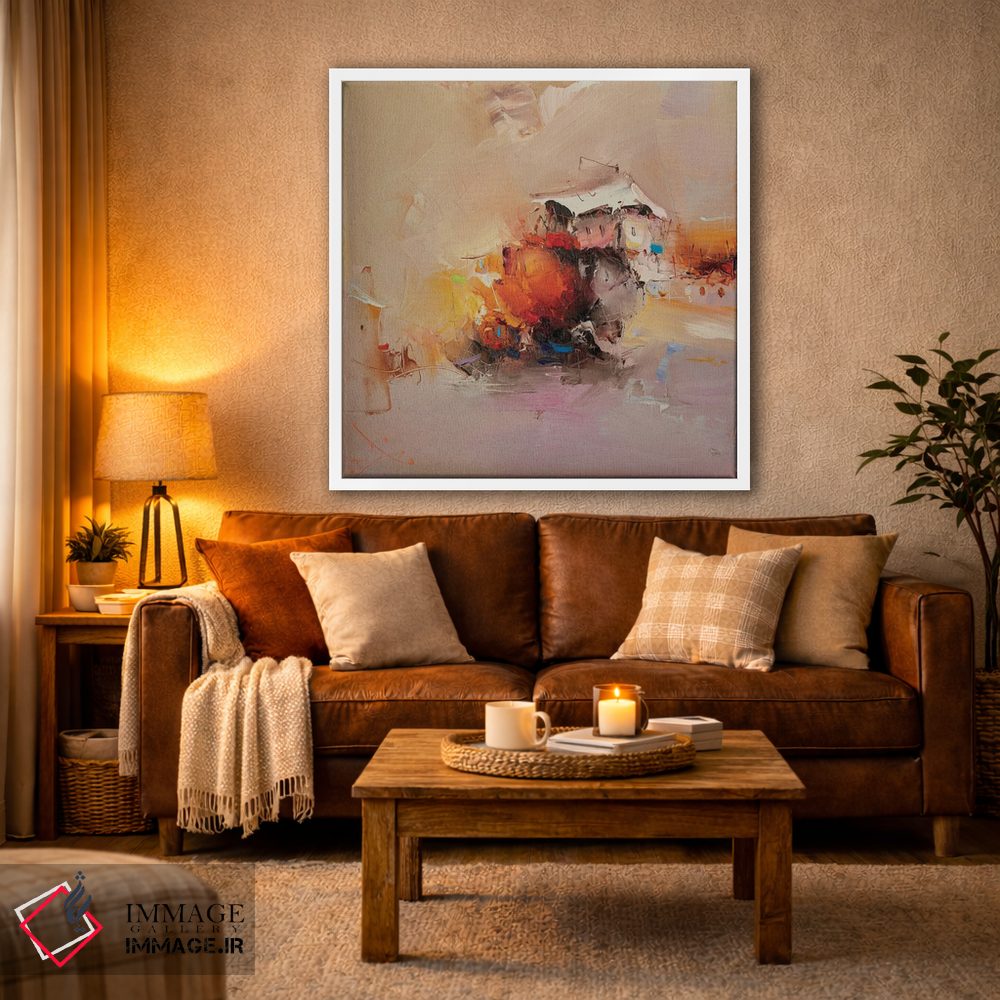 تابلو انتزاعی روز رازآلود اثر استانیسلاو لازاروف - D1W