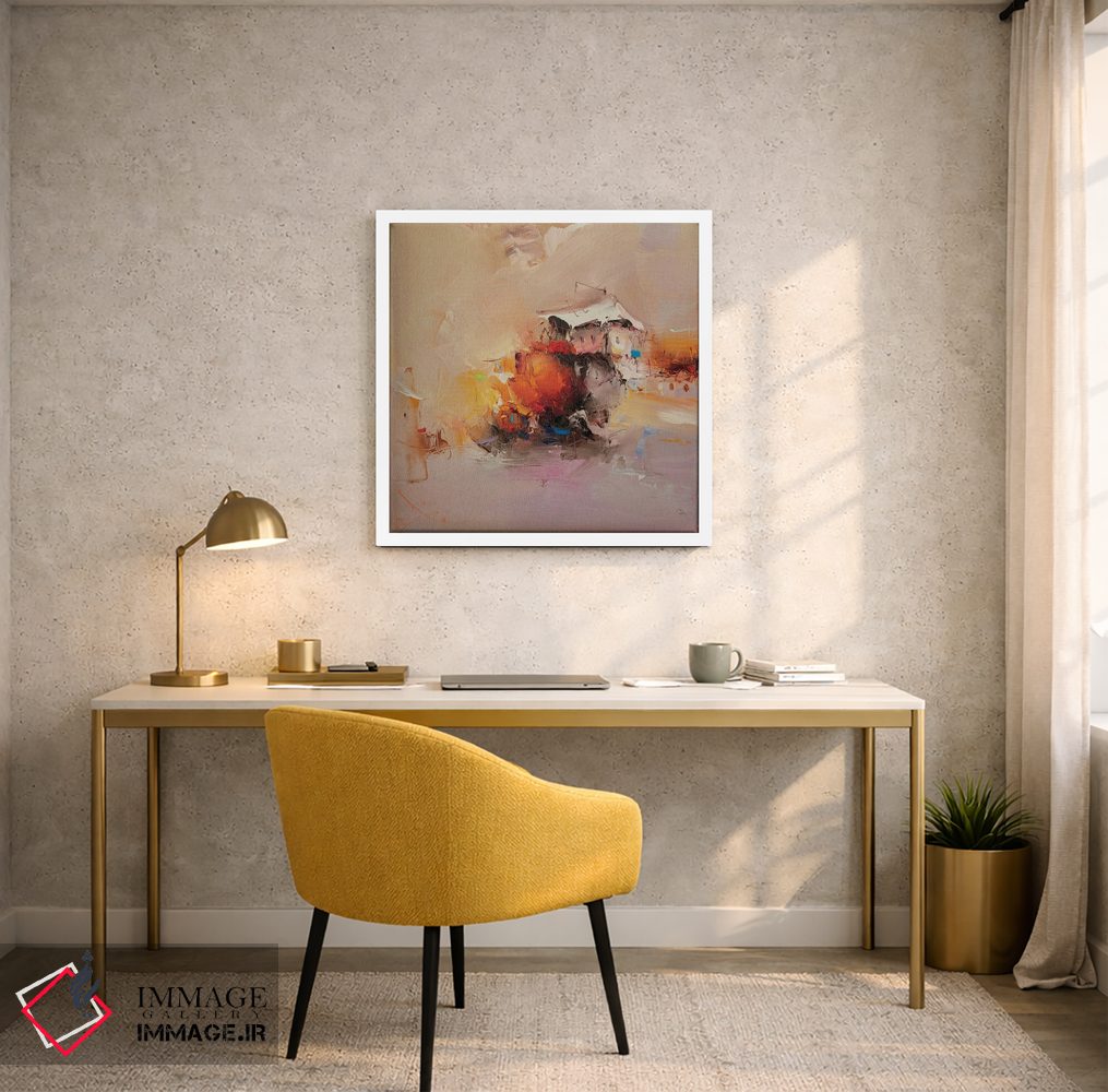 تابلو انتزاعی روز رازآلود اثر استانیسلاو لازاروف - D4W