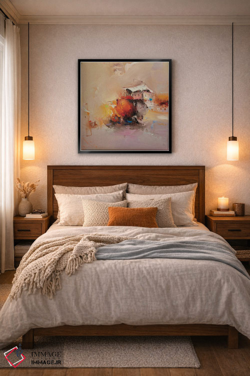 تابلو انتزاعی روز رازآلود اثر استانیسلاو لازاروف - D6B