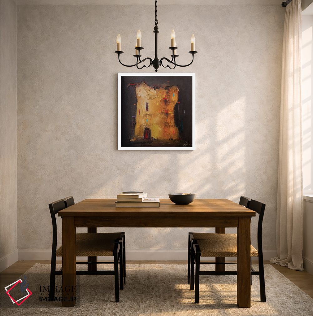 تابلو انتزاعی دژ معنا اثر استانیسلاو لازاروف - D4W