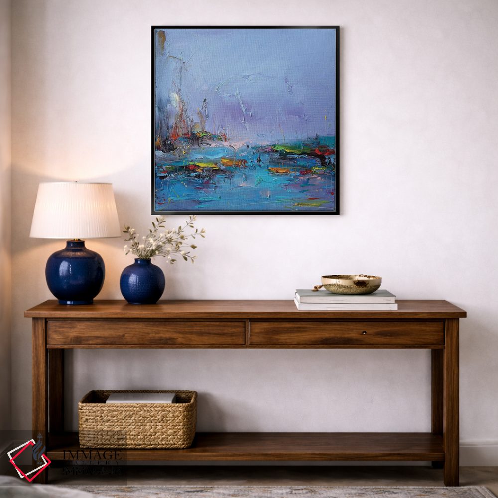 تابلو انتزاعی صبح تابستانی اثر استانیسلاو لازاروف - D4B