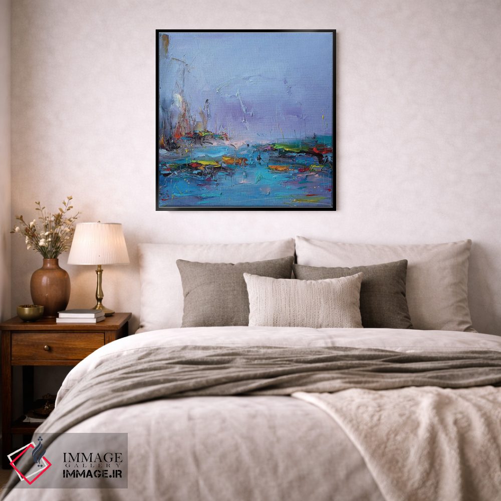 تابلو انتزاعی صبح تابستانی اثر استانیسلاو لازاروف - D3B