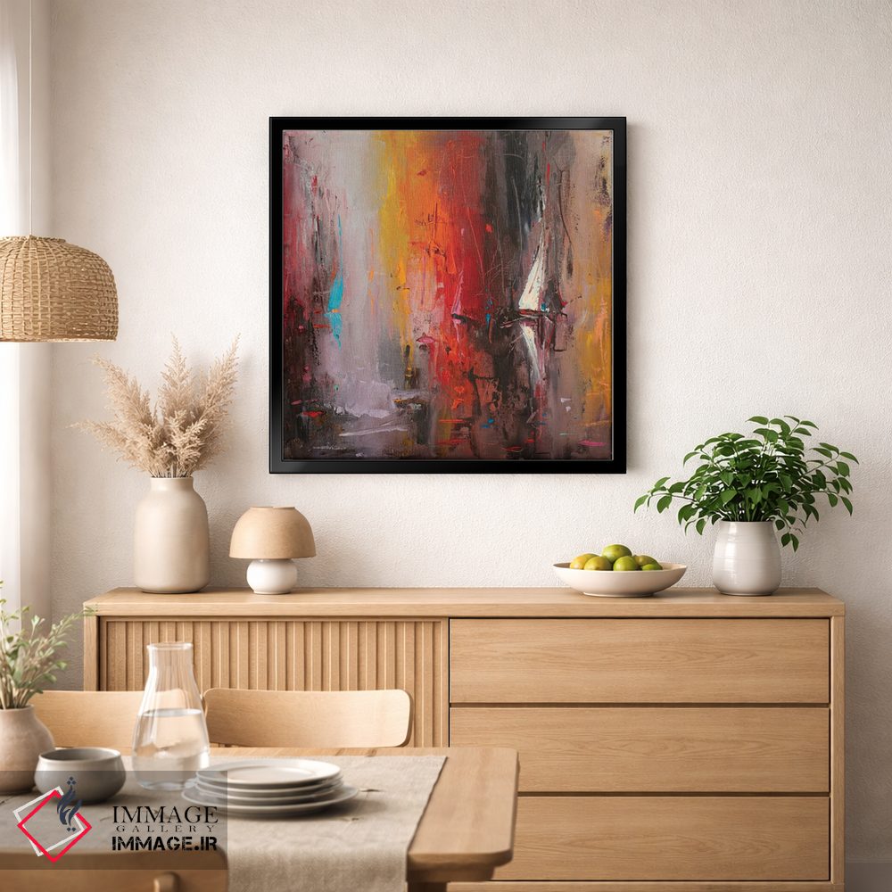 تابلو انتزاعی رنگ های دریا اثر استانیسلاو لازاروف - D1B