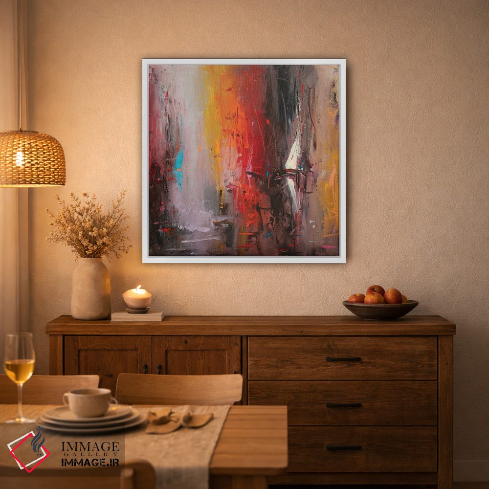 تابلو انتزاعی رنگ های دریا اثر استانیسلاو لازاروف - D2W