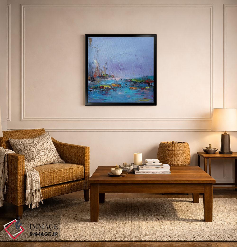 تابلو انتزاعی صبح تابستانی اثر استانیسلاو لازاروف - D6B