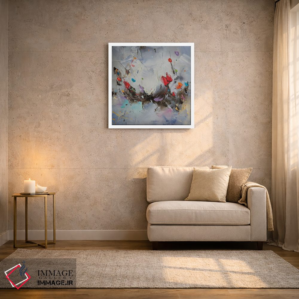 تابلو انتزاعی پیش از باران اثر استانیسلاو لازاروف - D1W