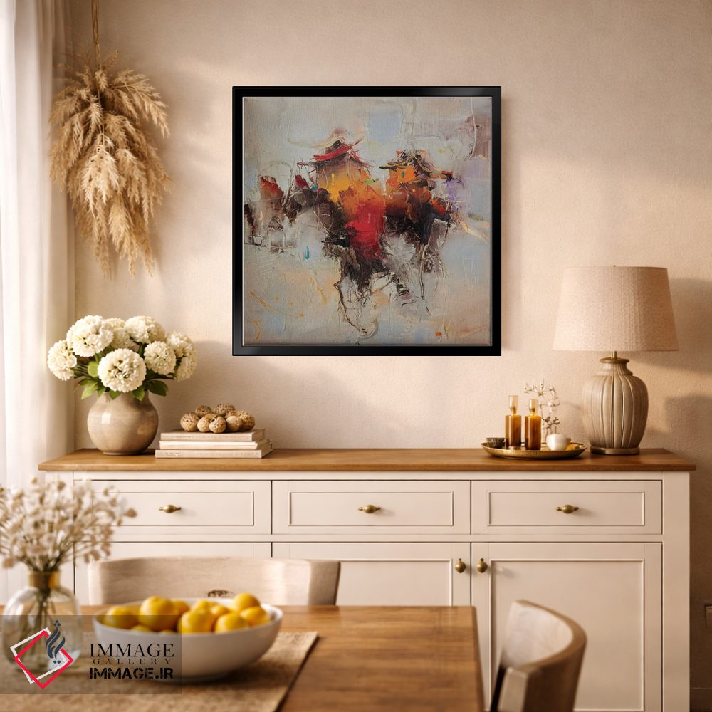 تابلو انتزاعی جهان ها ۲ اثر استانیسلاو لازاروف - D2B