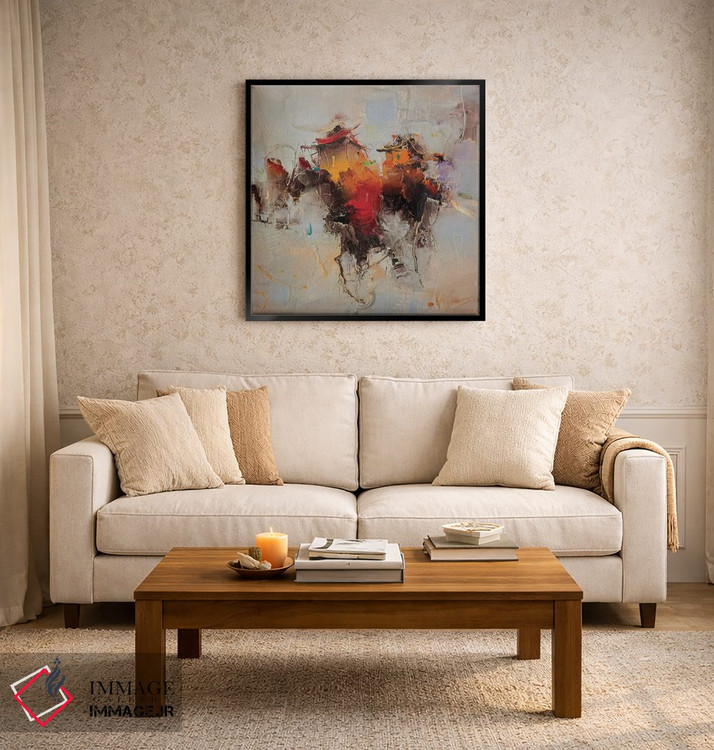 تابلو انتزاعی جهان ها ۲ اثر استانیسلاو لازاروف - D4B