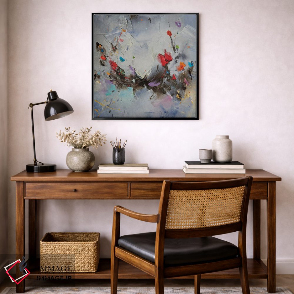 تابلو انتزاعی پیش از باران اثر استانیسلاو لازاروف - D6B