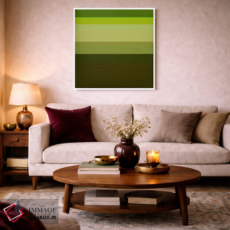 تابلو مینیمال هنر مدرن - درخت زیتون اثر فایو بای فایو کالکتیو - D1W