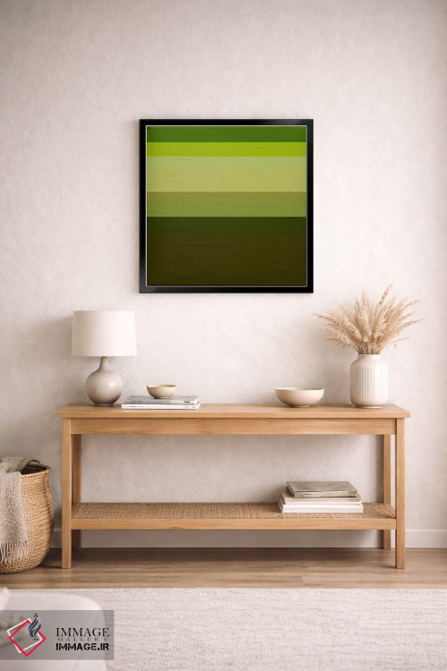 تابلو مینیمال هنر مدرن - درخت زیتون اثر فایو بای فایو کالکتیو - D3B