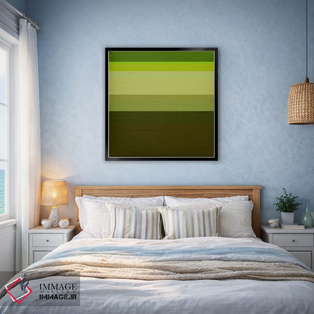 تابلو مینیمال هنر مدرن - درخت زیتون اثر فایو بای فایو کالکتیو - D2B