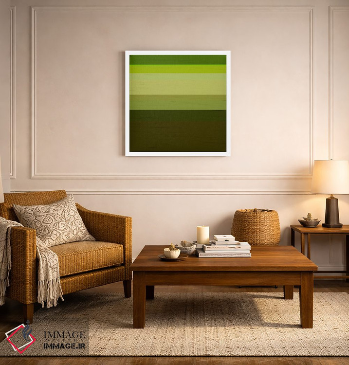 تابلو مینیمال هنر مدرن - درخت زیتون اثر فایو بای فایو کالکتیو - D4W