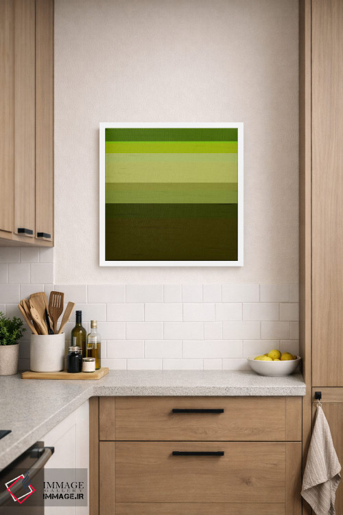 تابلو مینیمال هنر مدرن - درخت زیتون اثر فایو بای فایو کالکتیو - D5W