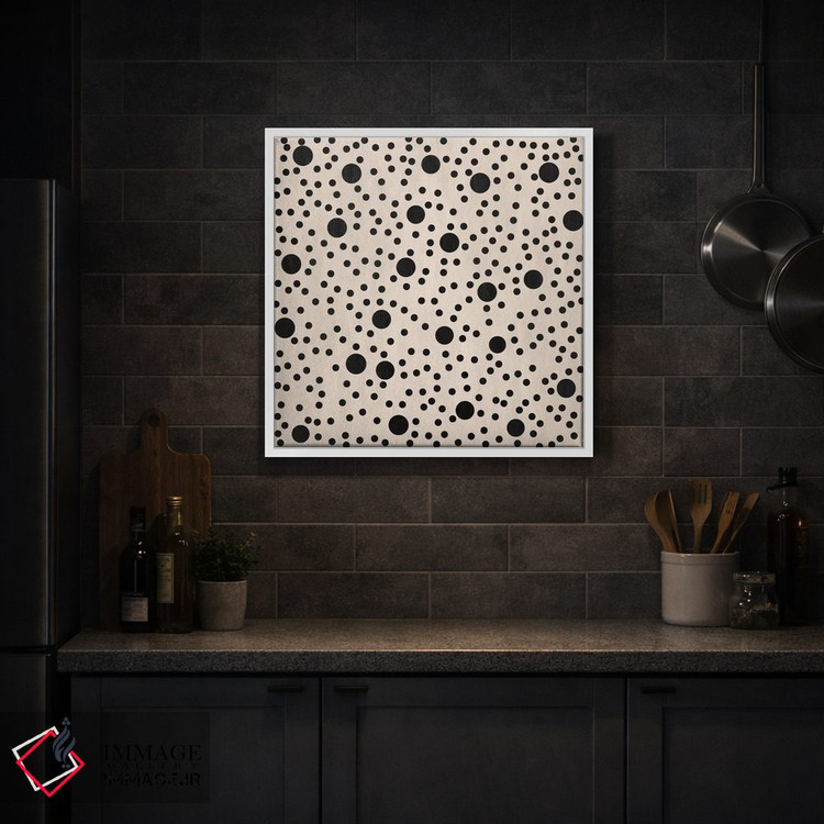 تابلو انتزاعی هنر مدرن - نقطه چین II اثر فایو بای فایو کالکتیو - D2W