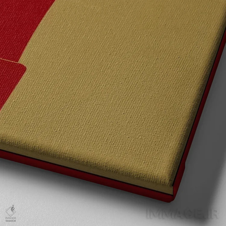 تابلو دکوراتیو هنر مدرن - بیایید مبارزه کنیم اثر فایو بای فایو کالکتیو - نمای نزدیک بافت بوم