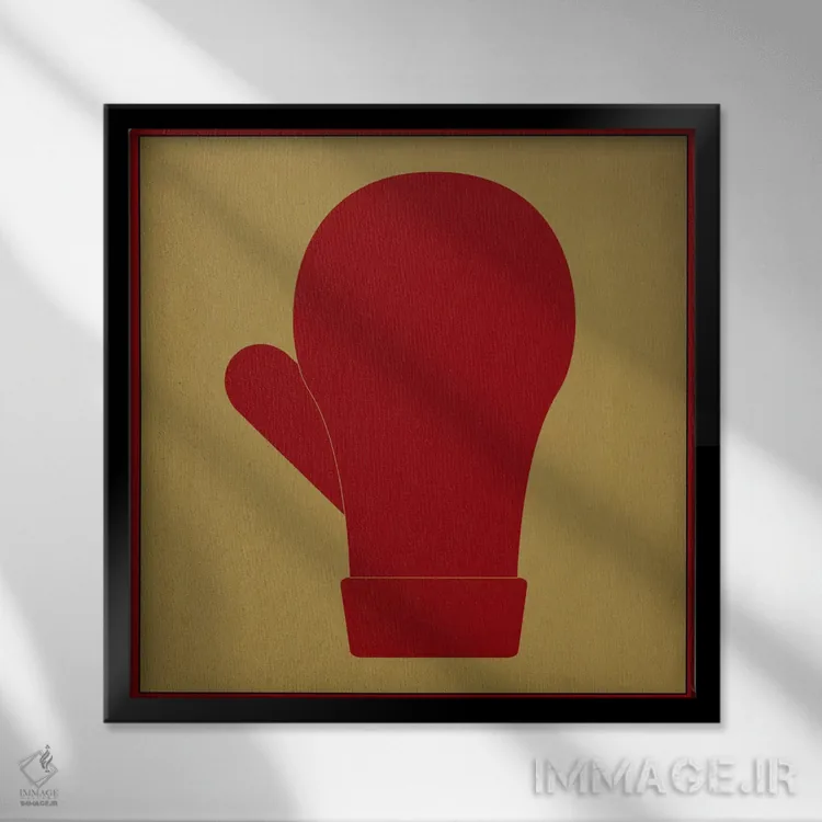 تابلو دکوراتیو هنر مدرن - بیایید مبارزه کنیم اثر فایو بای فایو کالکتیو - نمای قابدار مشکی