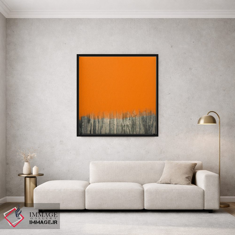 تابلو مینیمال هنر مدرن - آن سوی حصار چوبی اثر فایو بای فایو کالکتیو - D2B