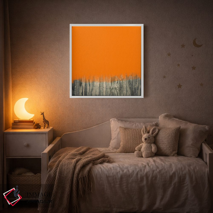 تابلو مینیمال هنر مدرن - آن سوی حصار چوبی اثر فایو بای فایو کالکتیو - D5W