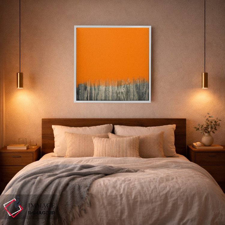 تابلو مینیمال هنر مدرن - آن سوی حصار چوبی اثر فایو بای فایو کالکتیو - D4W