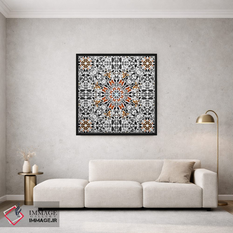 تابلو انتزاعی هنر مدرن - بال های پروانه اثر فایو بای فایو کالکتیو - D2B