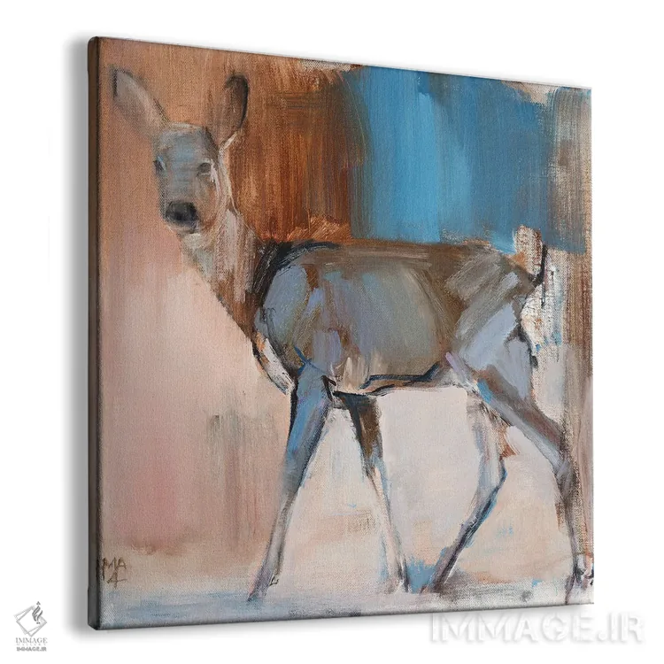 تابلو کلاسیک آهو، ۲۰۱۴ اثر مارک ادلینگتون - نمای پرسپکتیو محصول