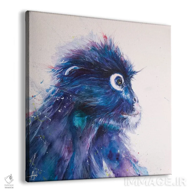 تابلو دکوراتیو شیطنت میمون ها اثر مارک آلانته - نمای پرسپکتیو محصول