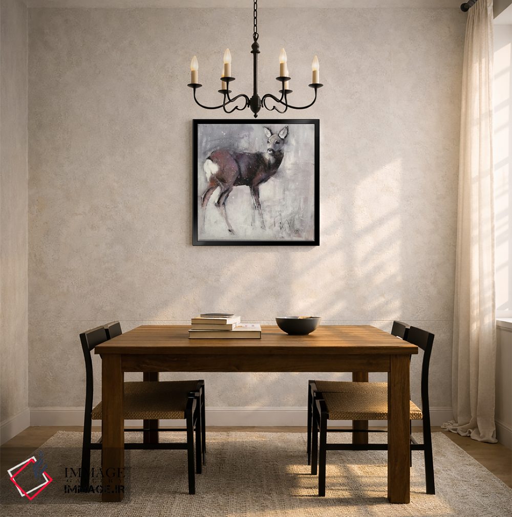 تابلو کلاسیک گوزن ماده اثر مارک ادلینگتون - D6B