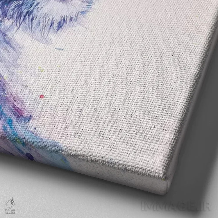 تابلو دکوراتیو شیطنت میمون ها اثر مارک آلانته - نمای نزدیک بافت بوم