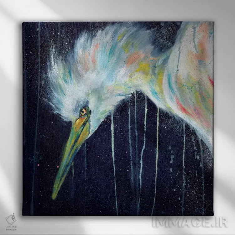 تابلو دکوراتیو سکوت اثر مارک آلانته - نمای روبهرو روی دیوار